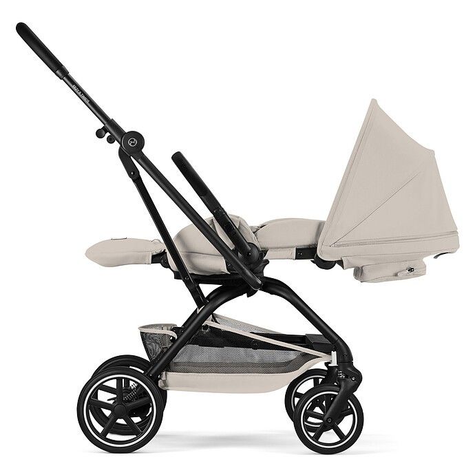 Poussette Compacte Eezy S Twist+2 Châssis Black - Dune Grey (Cybex) - Couverture