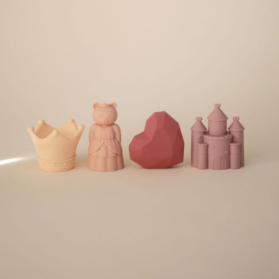 Lot de 4 jouets de bain Princess (Mushie) - Couverture