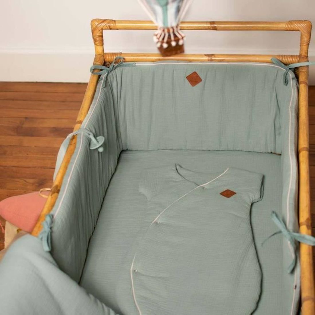 Tour de lit universel gaze coton (Sevira Kids) - Couverture
