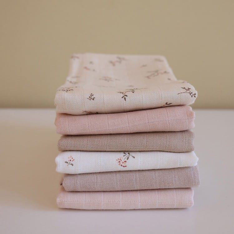 Lot de 3 langes en coton bio Ashley (70 x 70 cm) (Cam Cam Copenhagen) - Couverture
