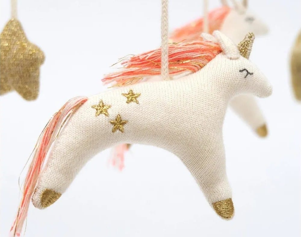 Meri Meri - Mobile licorne en coton bio (Meri Meri) - Couverture