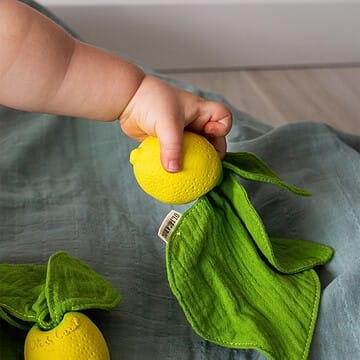 Jouet de Dentition Doudou John Lemon (Oli and Carol) - Couverture