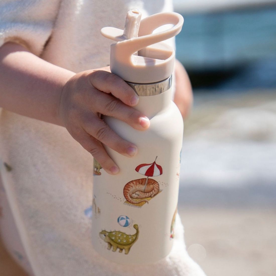 Gourde en acier inoxydable Dino Beach (Filibabba) - Couverture