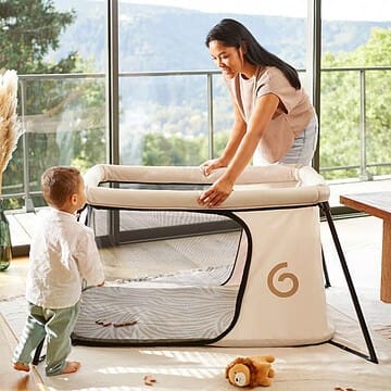 Lit Parapluie Moov & Sleep - Sable (Babymoov) - Couverture
