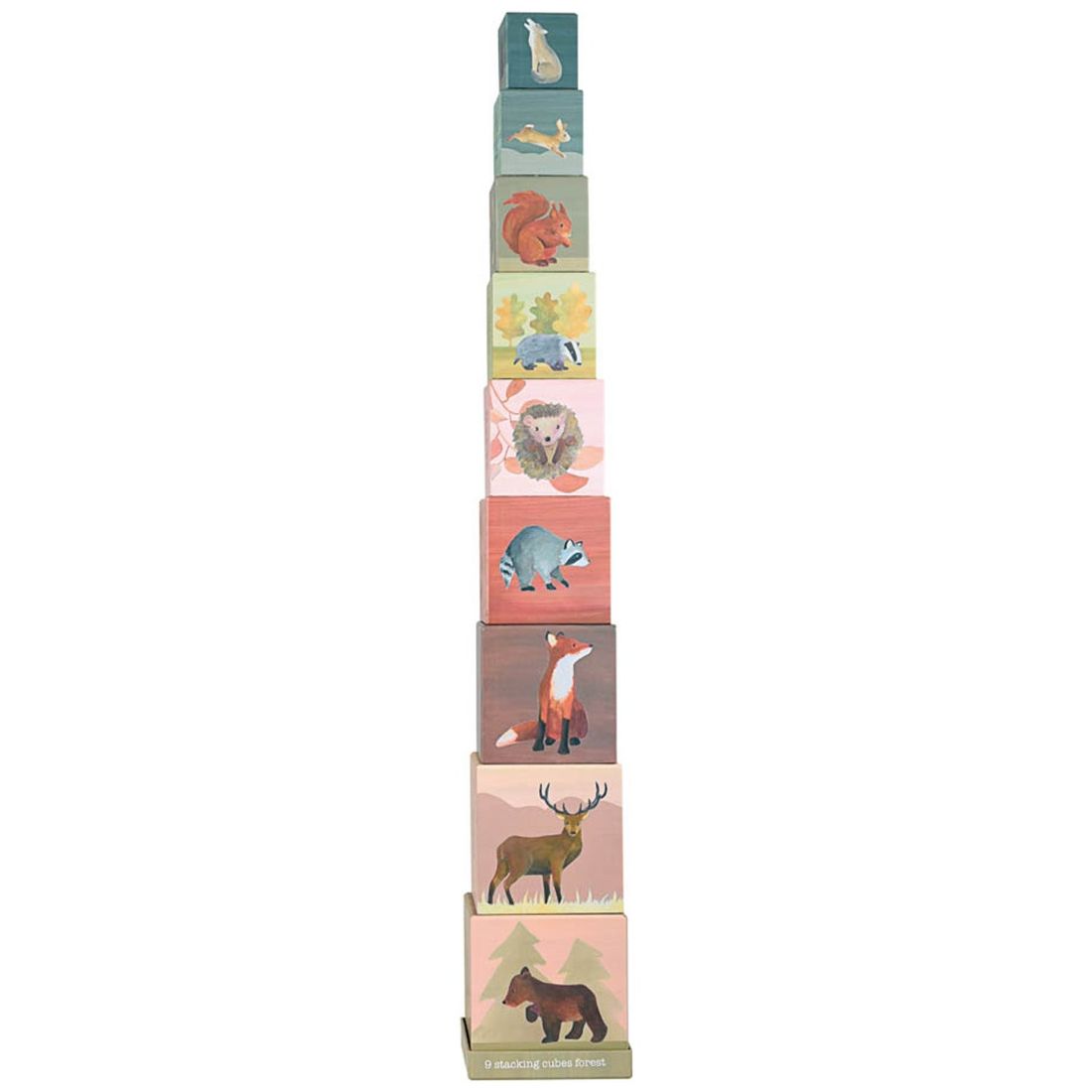 Cubes à empiler Forêt (Egmont Toys) - Couverture