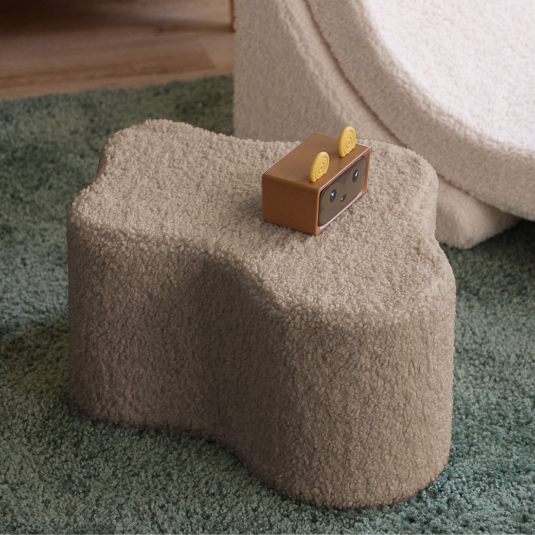 Pouf Cloud Biscuit molletonné (Wigiwama) - Couverture