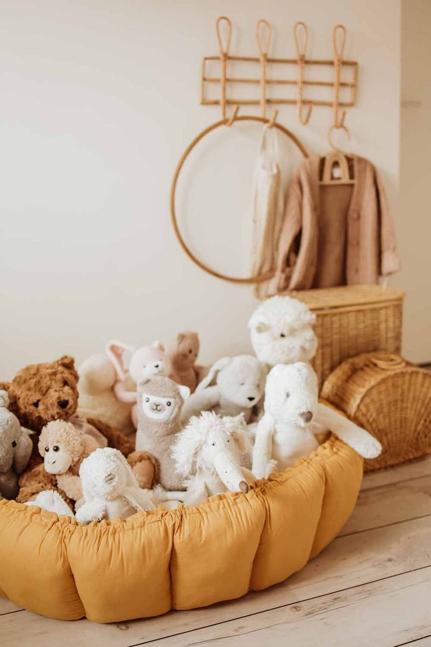 organic babymat & cocoon-mustard (Play & Go) - Couverture