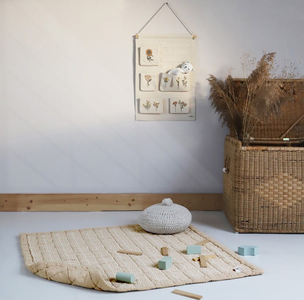 Tapis de jeu baby relax mat Anna caramel S (87 x 100 cm) (Nattiot) - Couverture