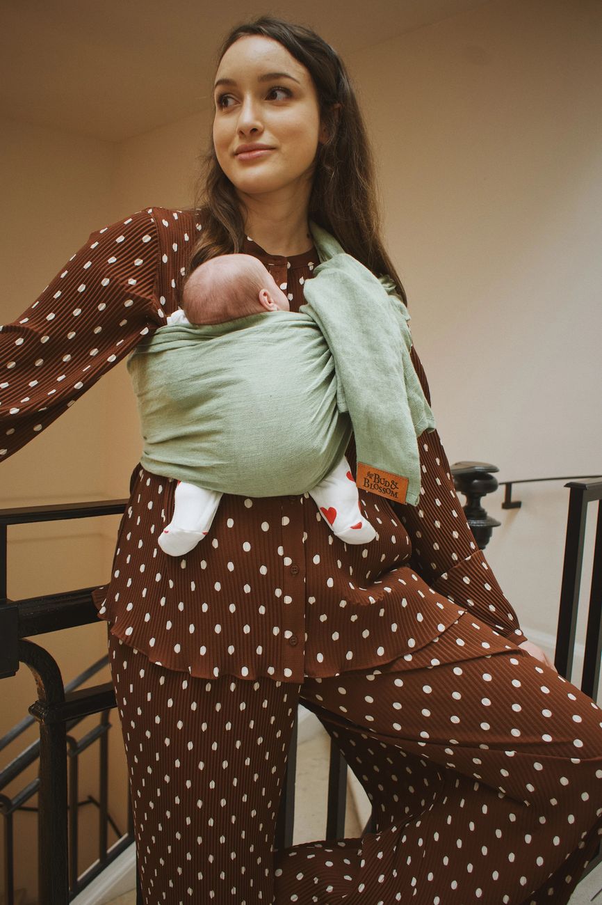 Sling en lin Matcha (Bud & Blossom) - Couverture