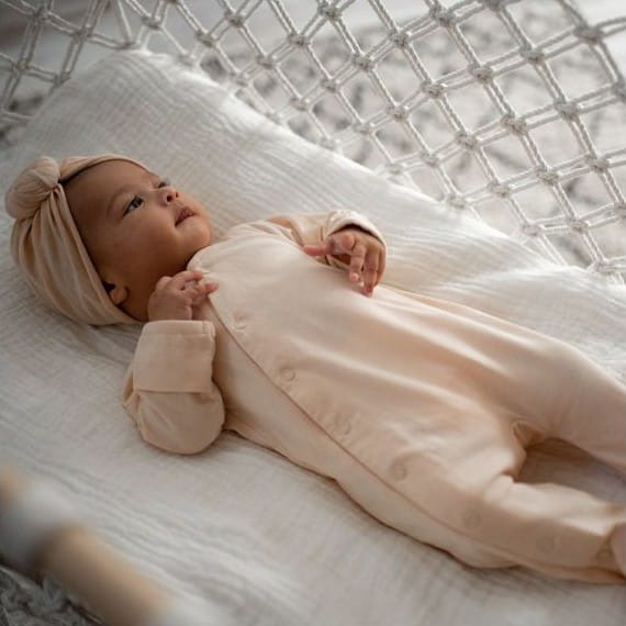Pyjama bébé jersey - Nude (Bonjour Little) - Couverture
