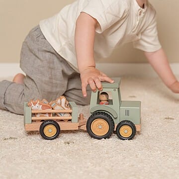 Tracteur avec Remorque Little Farm (Little Dutch) - Couverture