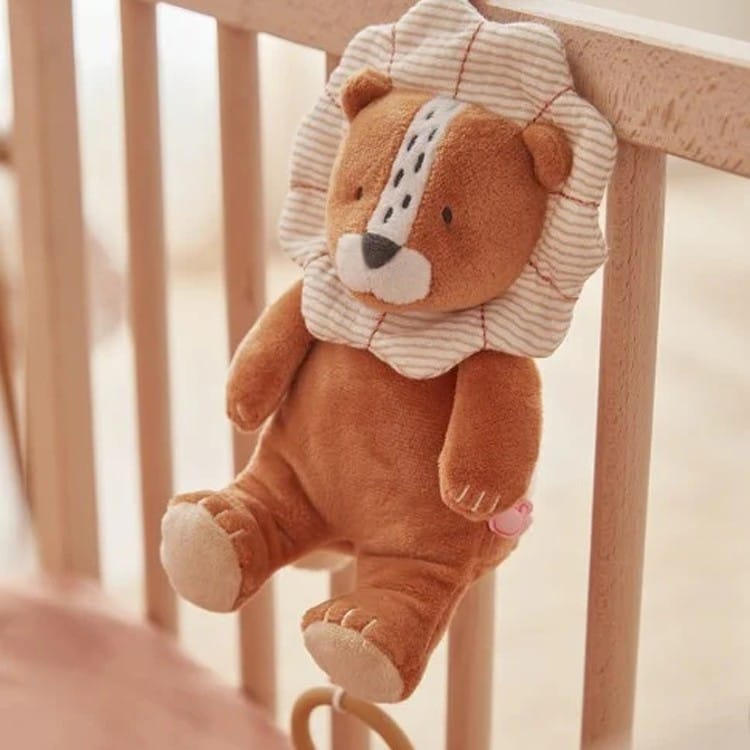 Peluche musicale lion Babou (Noukie's) - Couverture