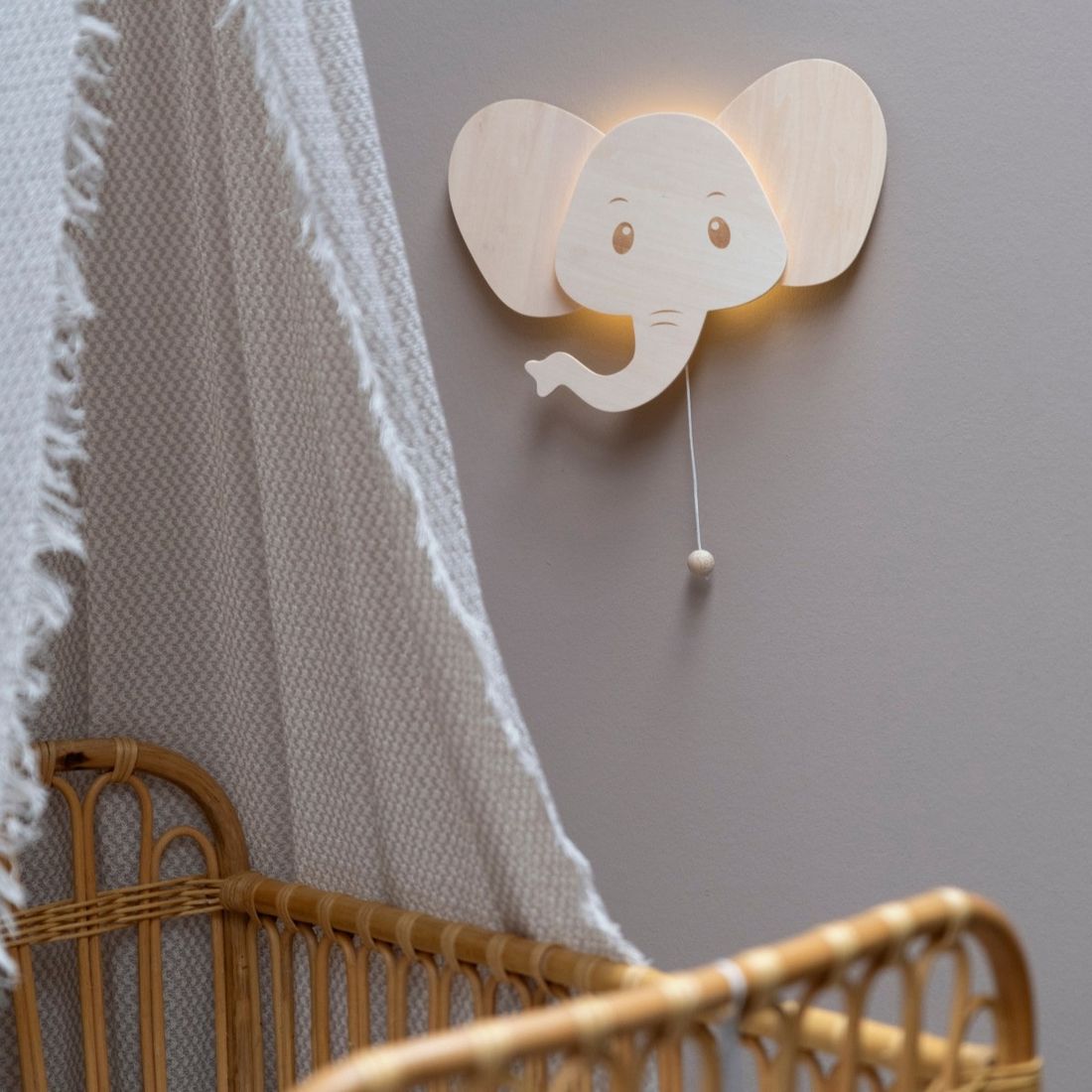 Applique murale en bois Wonder Eléphant (Baby's Only) - Couverture