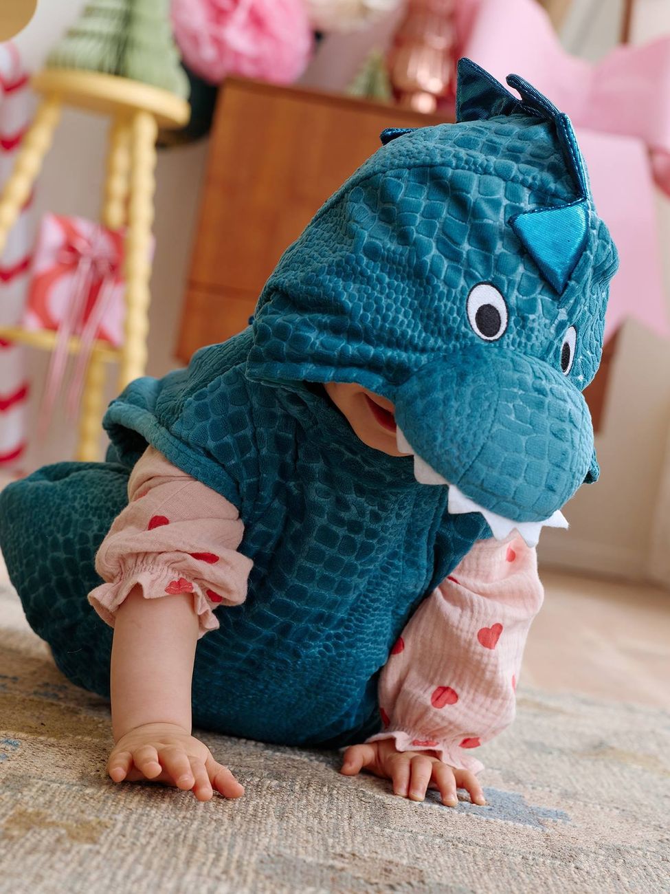 Déguisement bébé Dinosaure vert (Vertbaudet) - Couverture