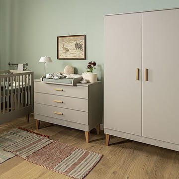 Armoire 2 Portes Lounge - Gris (Vox Meubles) - Couverture