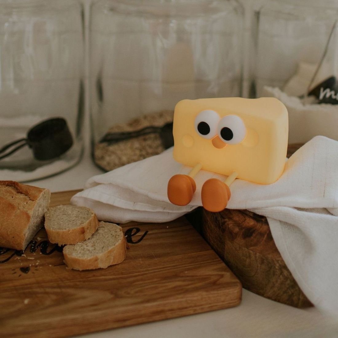 Veilleuse rechargeable fromage (mary's) - Couverture