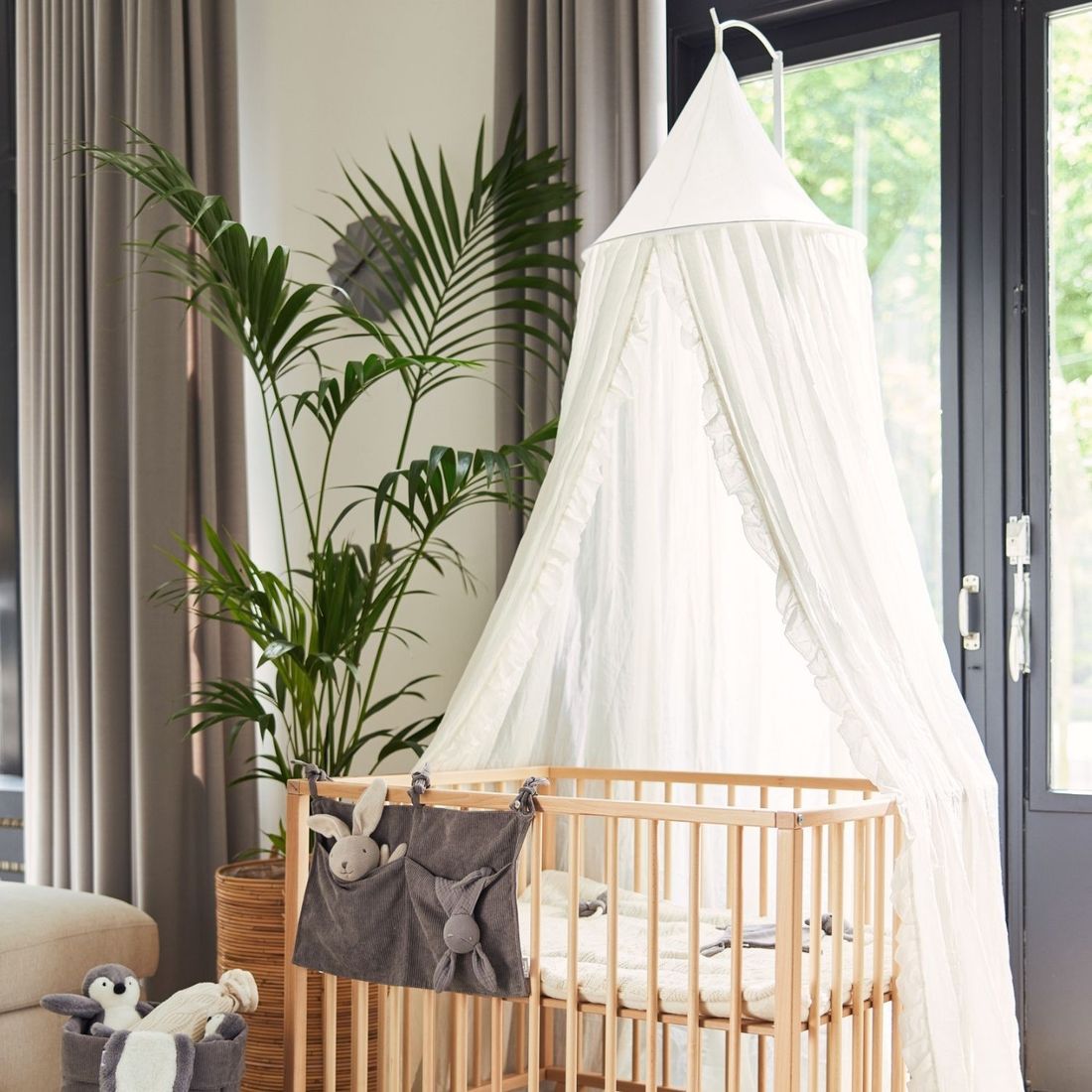 Ciel de lit ivory (245 cm) (Jollein) - Couverture