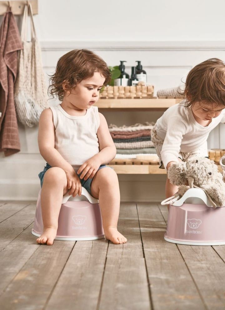 Pot Smart - Rose pastel/Blanc (BabyBjörn) - Couverture