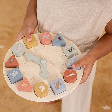 Puzzle horloge en bois Little Goose (Little Dutch) - Couverture