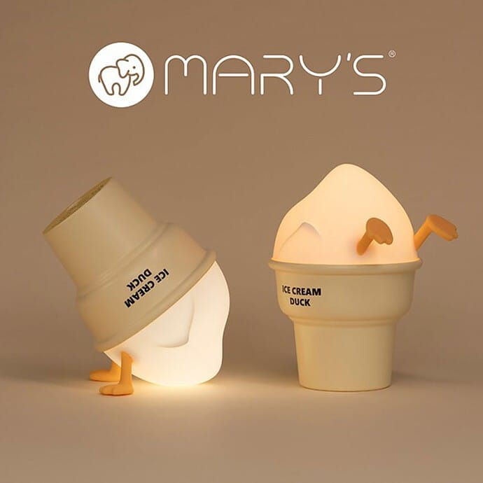 Veilleuse rechargeable glace (mary's) - Couverture