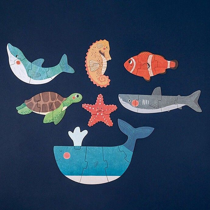 Londji - Puzzle Blue (Londji) - Couverture