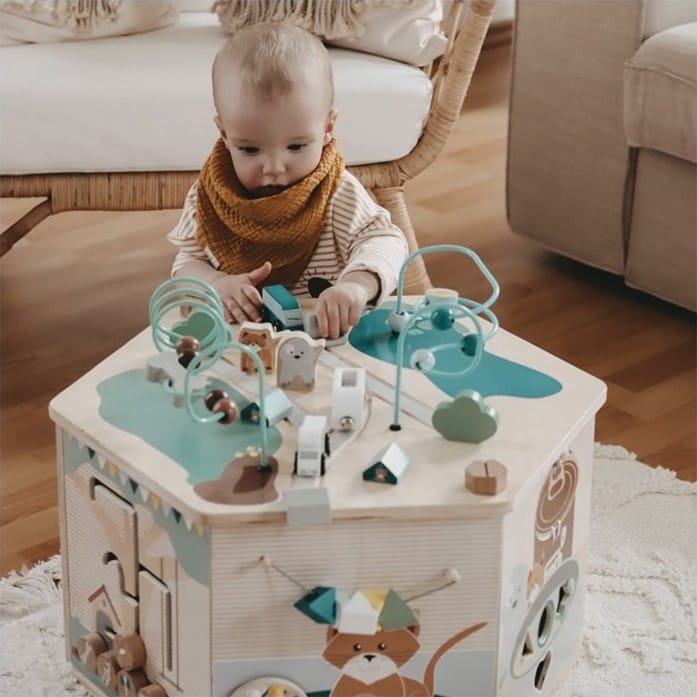 Cube de motricité xxl animaux domestiqu (Small Foot Company) - Couverture