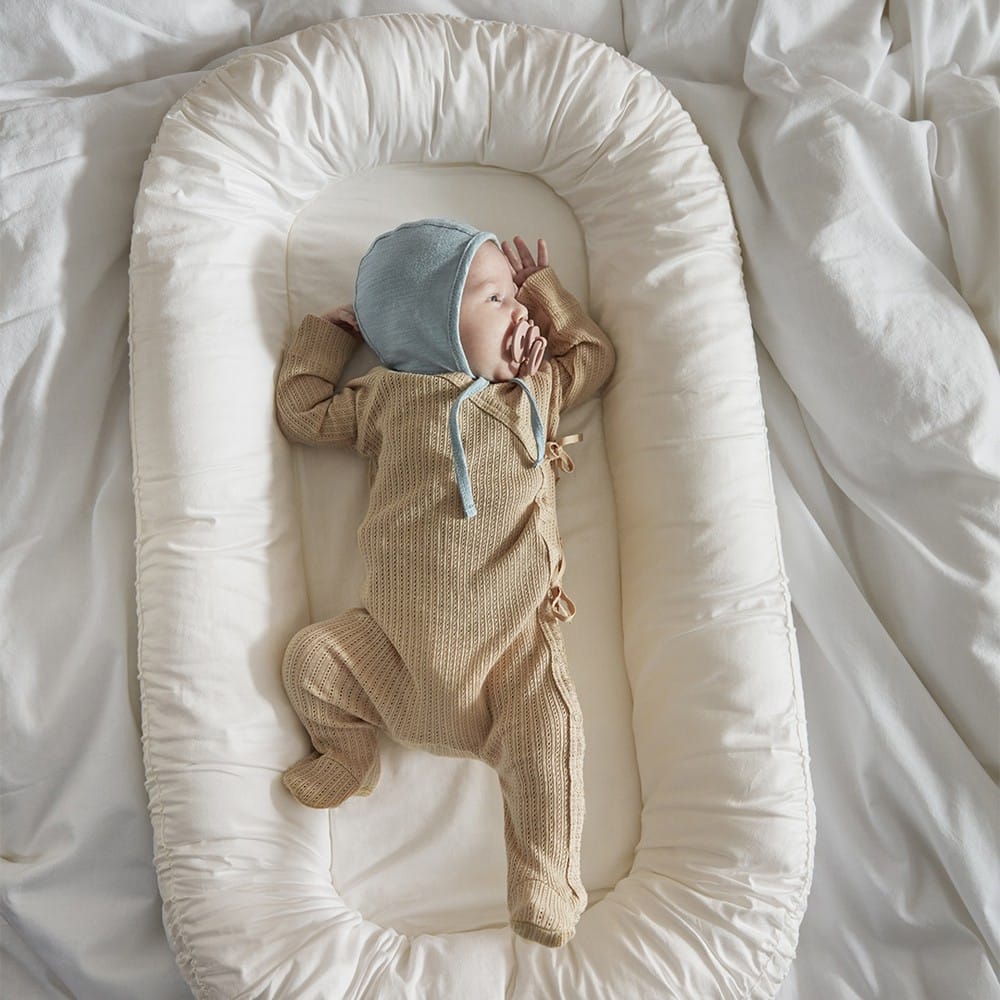 Réducteur de lit Baby Nest Vanilla White (Elodie Details) - Couverture