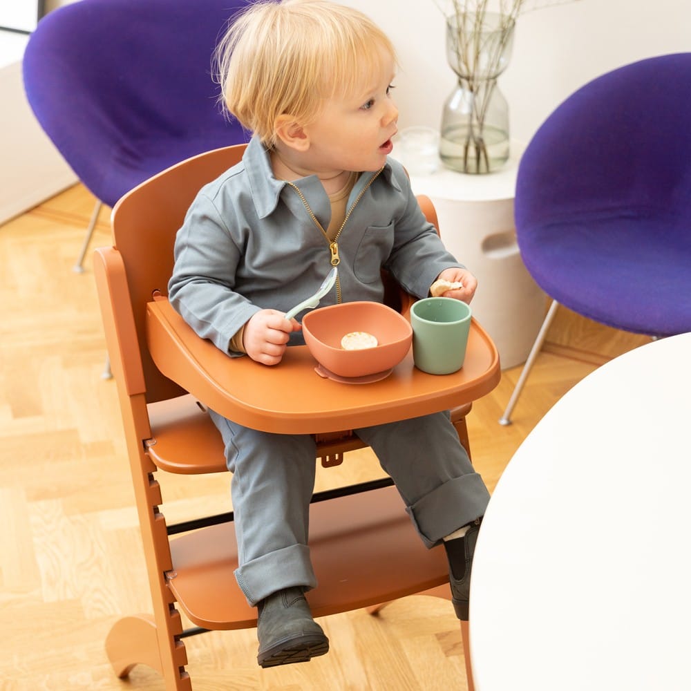 Chaise haute bébé évolutive Evosit rouille (Childhome) - Couverture
