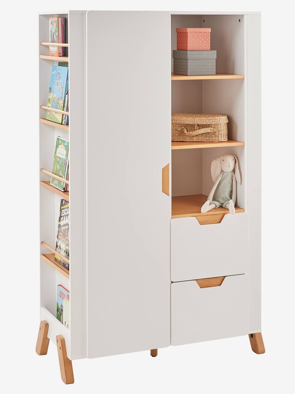Armoire PIROUETTE blanc (Vertbaudet) - Couverture