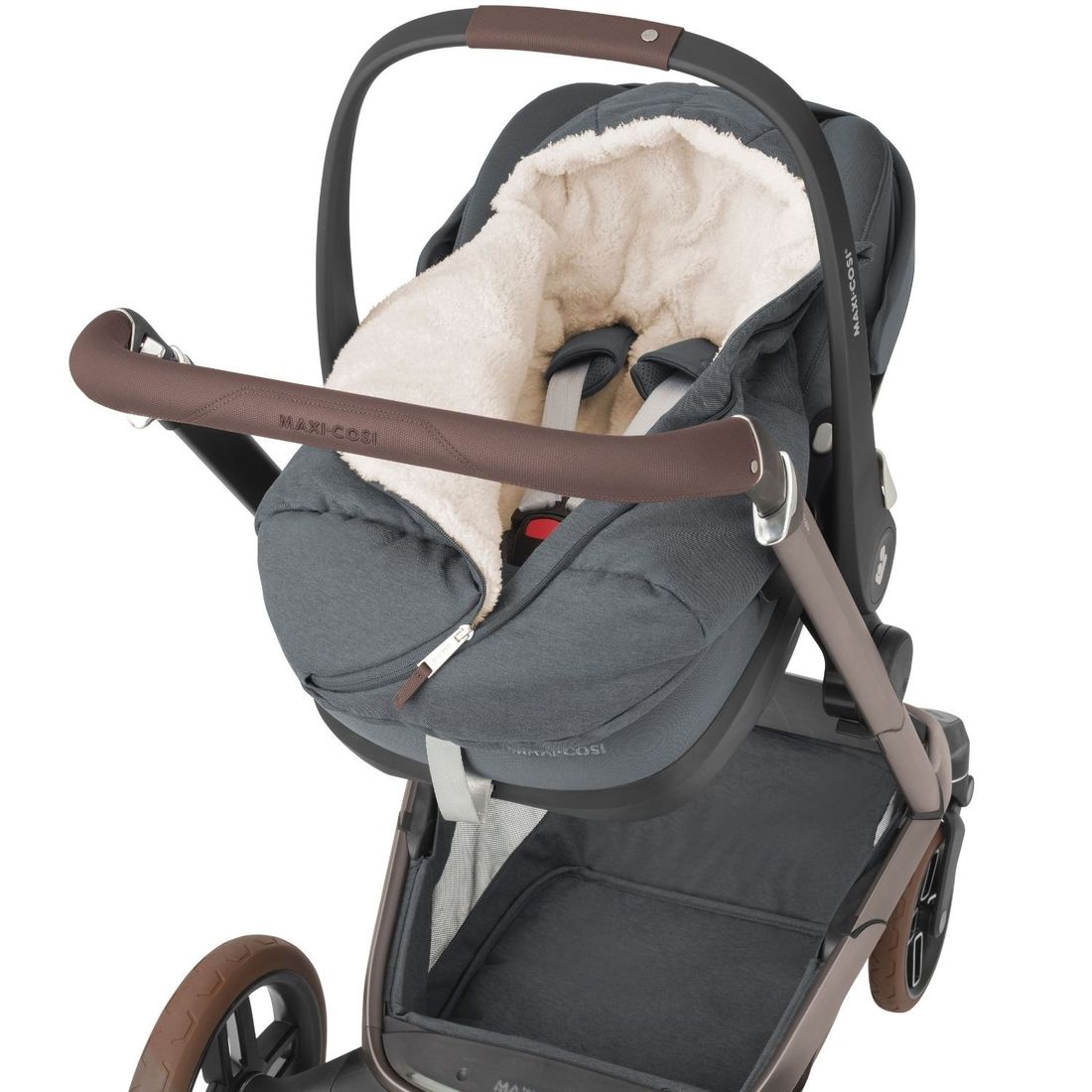 Chancelière Twilic Graphite pour siège auto bébé (Maxi-Cosi) - Couverture