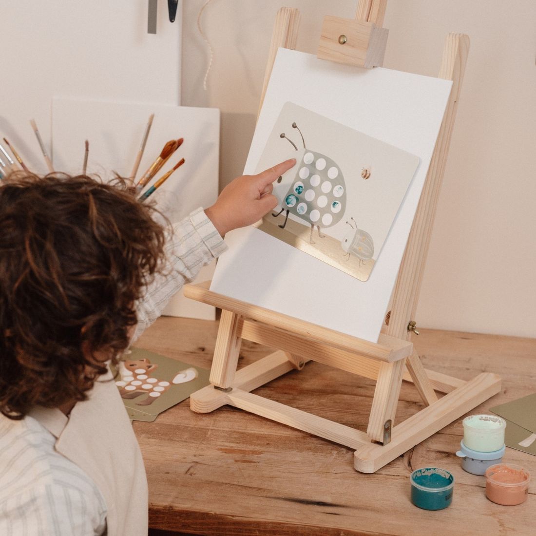 Little Dutch - Kit de peinture au doigt Forest Friends