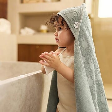 Cape de Bain - Miffy Jacquard Sea Green (Jollein) - Couverture