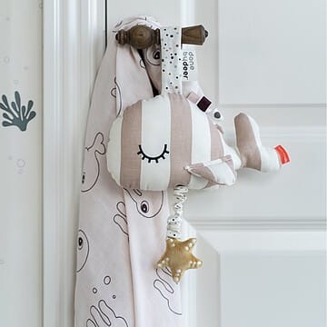 Peluche Musicale À Suspendre Baleine Rose Wally Rose, Blanc, Jaune (Done by deer) - Couverture