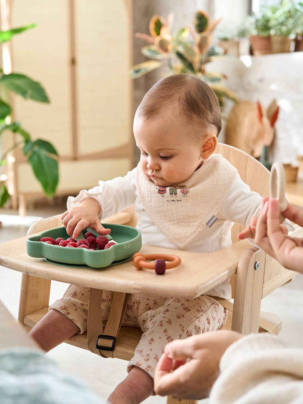 Coffret repas en silicone Ours hellgrün (Vertbaudet) - Couverture