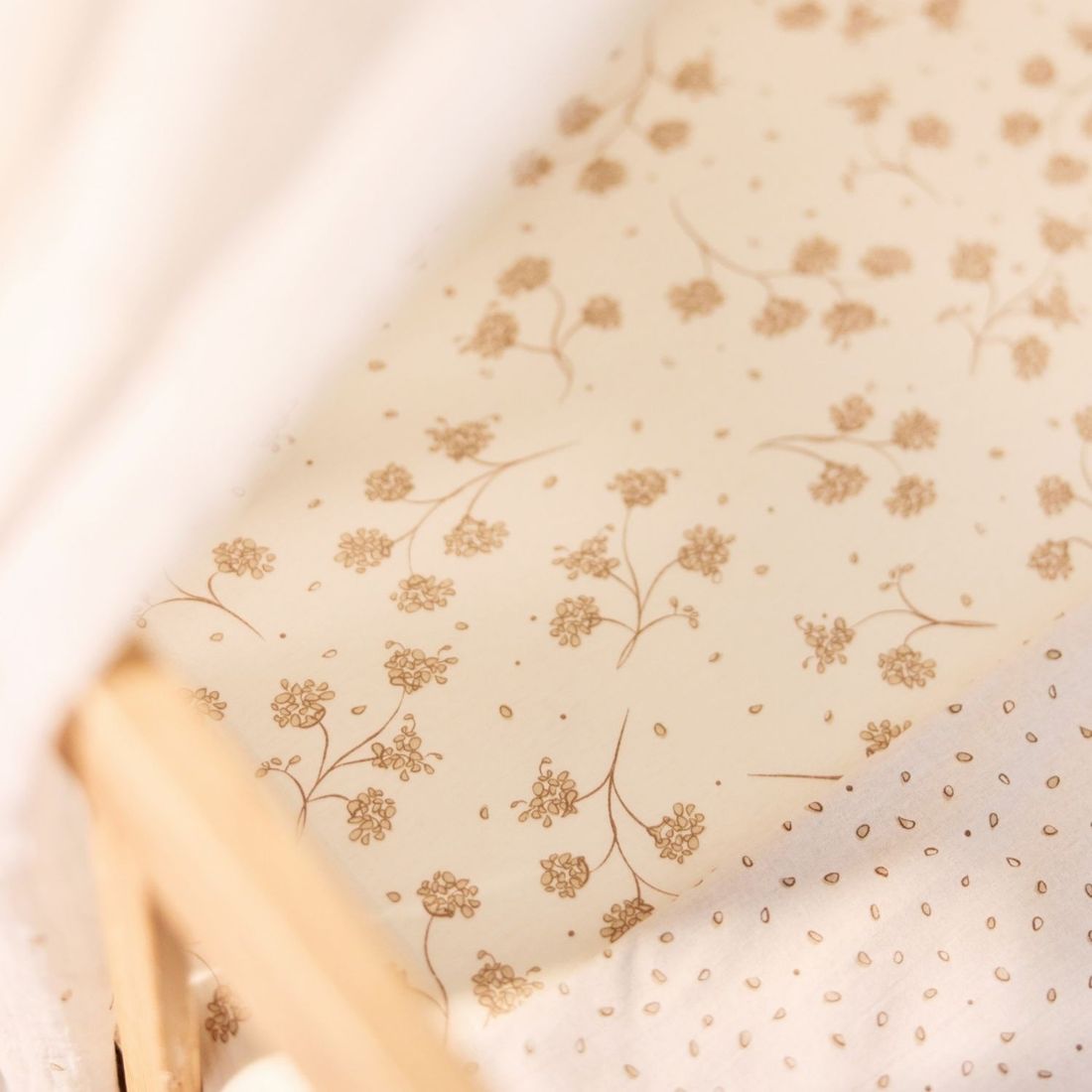 Drap housse en jersey Leafy Dreams (70 x 140 cm) (Jollein) - Couverture
