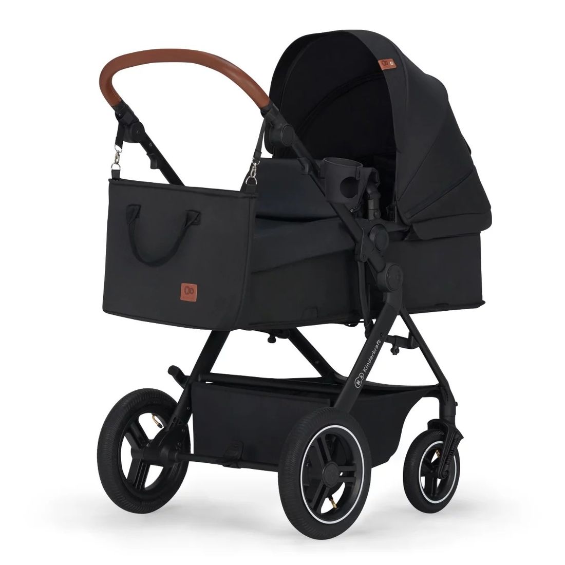 Poussette trio B-Tour 3 en 1 Mink Pro noir - Noir (Kinderkraft) - Couverture