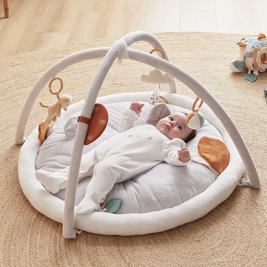 Tapis d'éveil en veloudoux - Kendi - Gris clair (Noukies) - Couverture