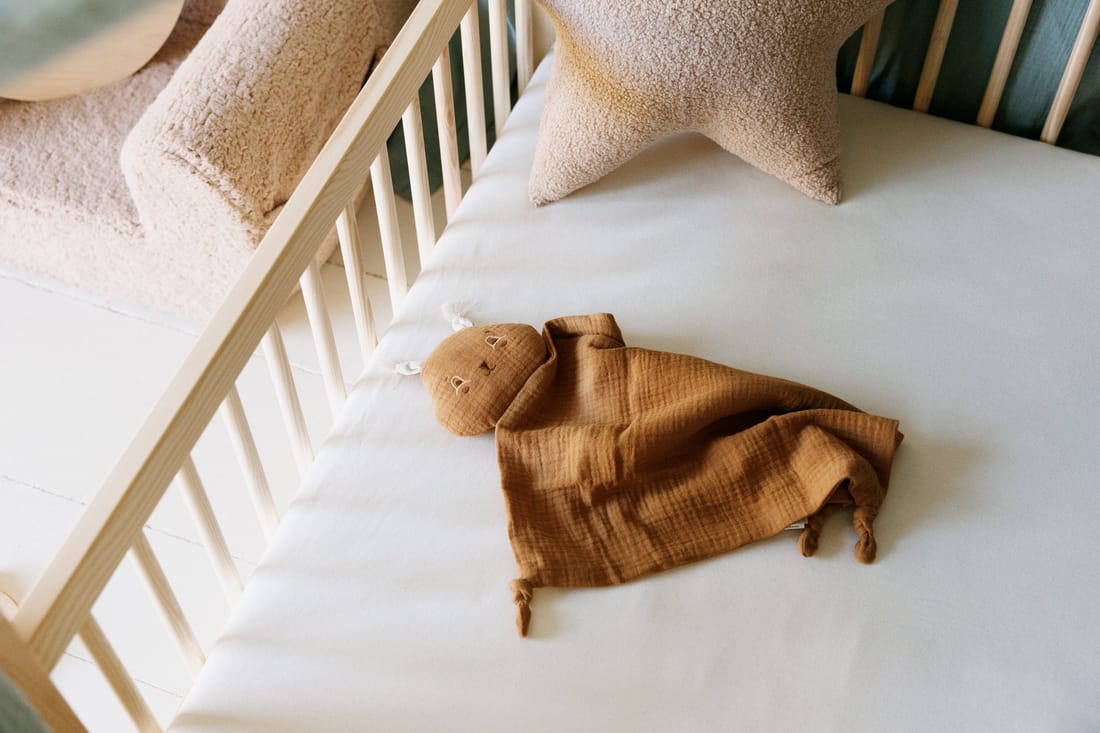 - Doudou Écureuil Caramel - Marron (Mon Lit Cabane) - Couverture