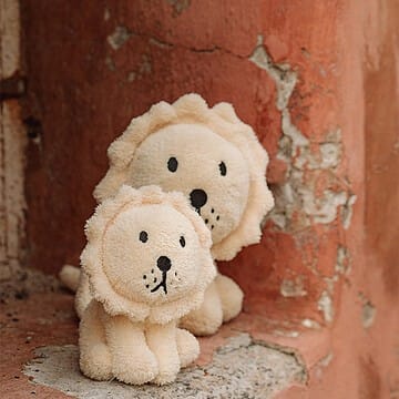 Lion Terry Jaune Pastel - Petit (Bon Ton Toys) - Couverture