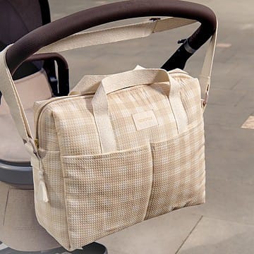 Sac à Langer Gala - Ivory Checks (Nobodinoz) - Couverture