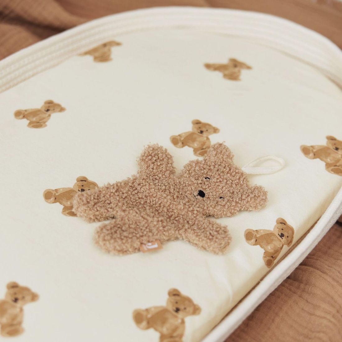 Drap housse de berceau ours Teddy Bear (40 x 80 cm) (Jollein) - Couverture