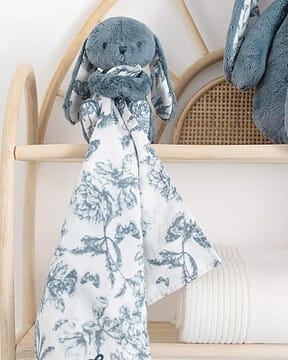 Doudou Augustin le Lapin - Toile de Jouy Bleu (Tartine et Chocolat) - Couverture