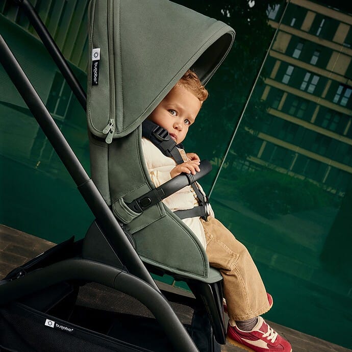Poussette Citadine Complète Dragonfly Châssis Noir - Forest Green (Bugaboo) - Couverture