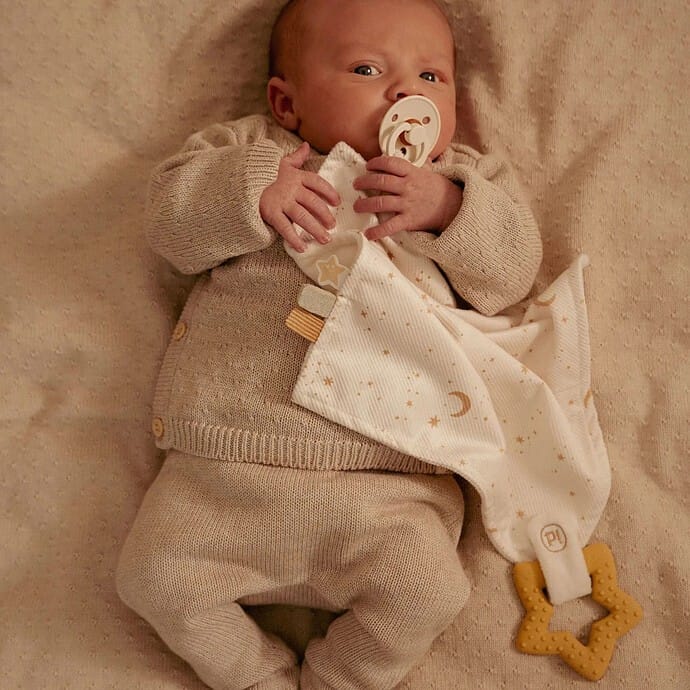 Doudou avec Jouet de Dentition - Newborn Naturals (Little Dutch) - Couverture
