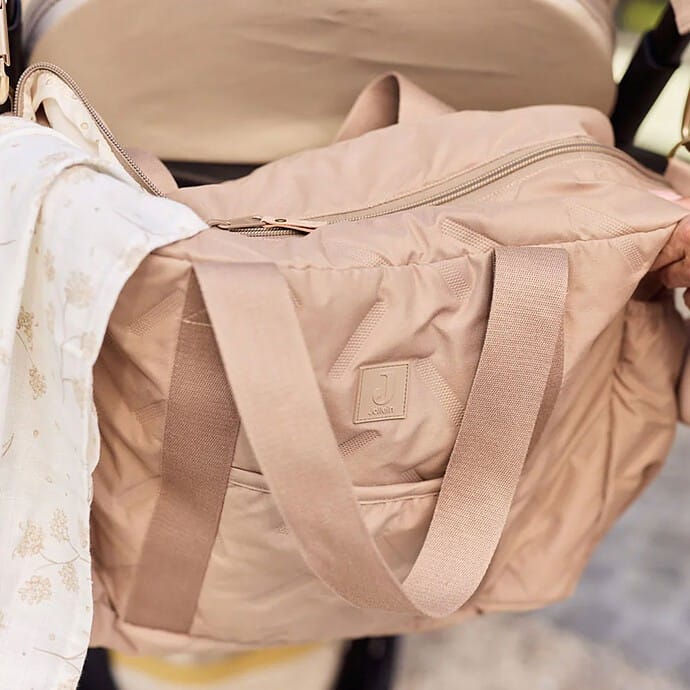 Sac à Langer Embossed Lily - Milky Coffee (Jollein) - Couverture