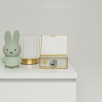 Tirelire Miffy Warm - Eucalyptus (Atelier Pierre) - Couverture