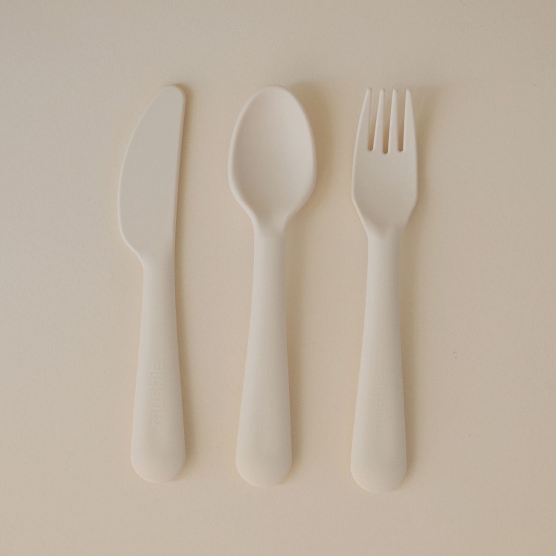 Set de couverts Ivory (Mushie) - Couverture