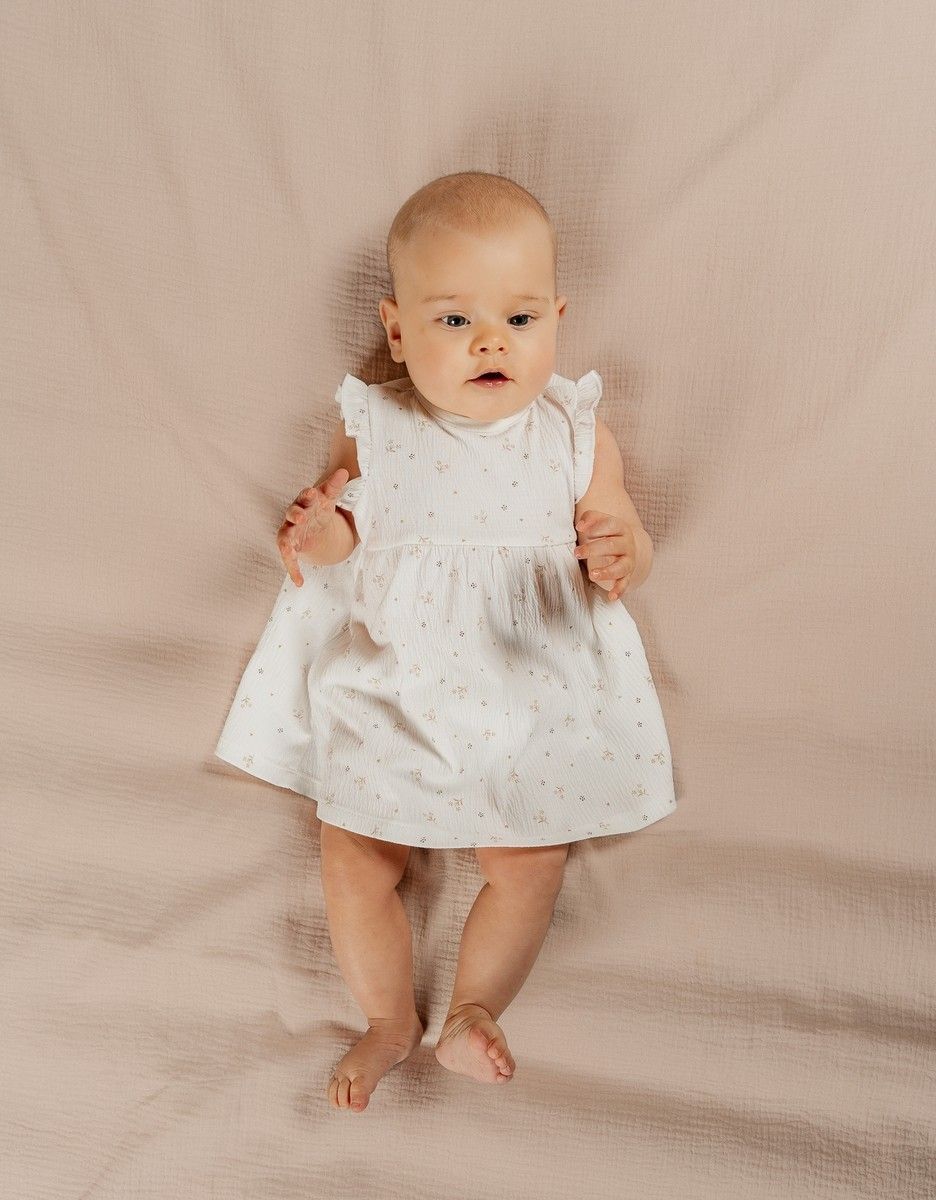 Robe Jersey Froissé Blanc (Noukie's) - Couverture