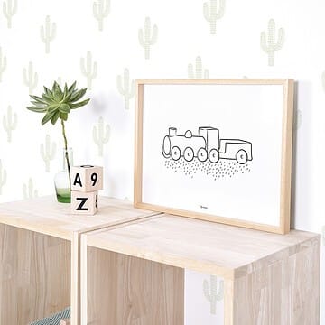 Affiche Locomotive - 30 x 40 cm (Lilipinso) - Couverture