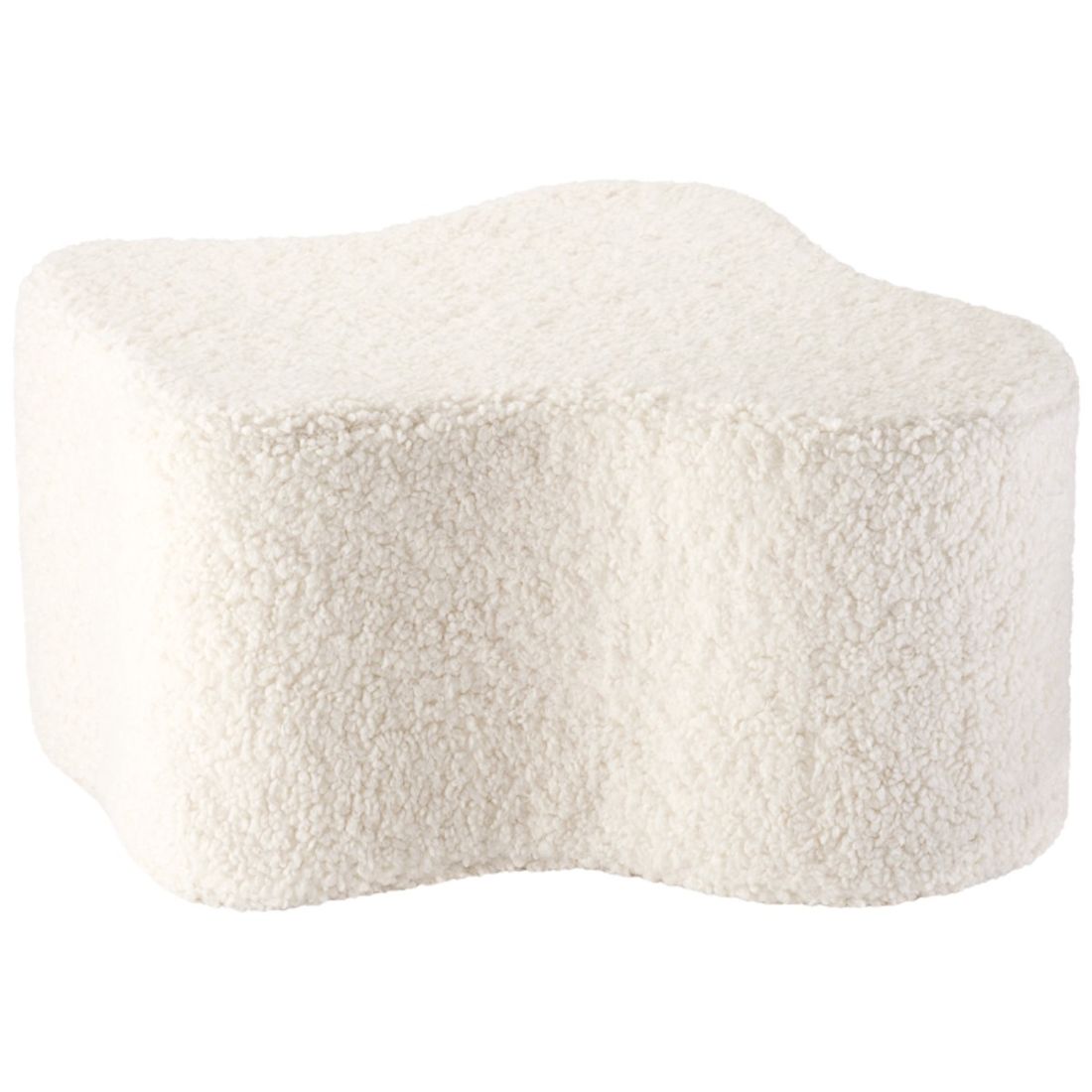 Pouf Enfant Nuage En Teddy Cream White (Wigiwama) - Couverture